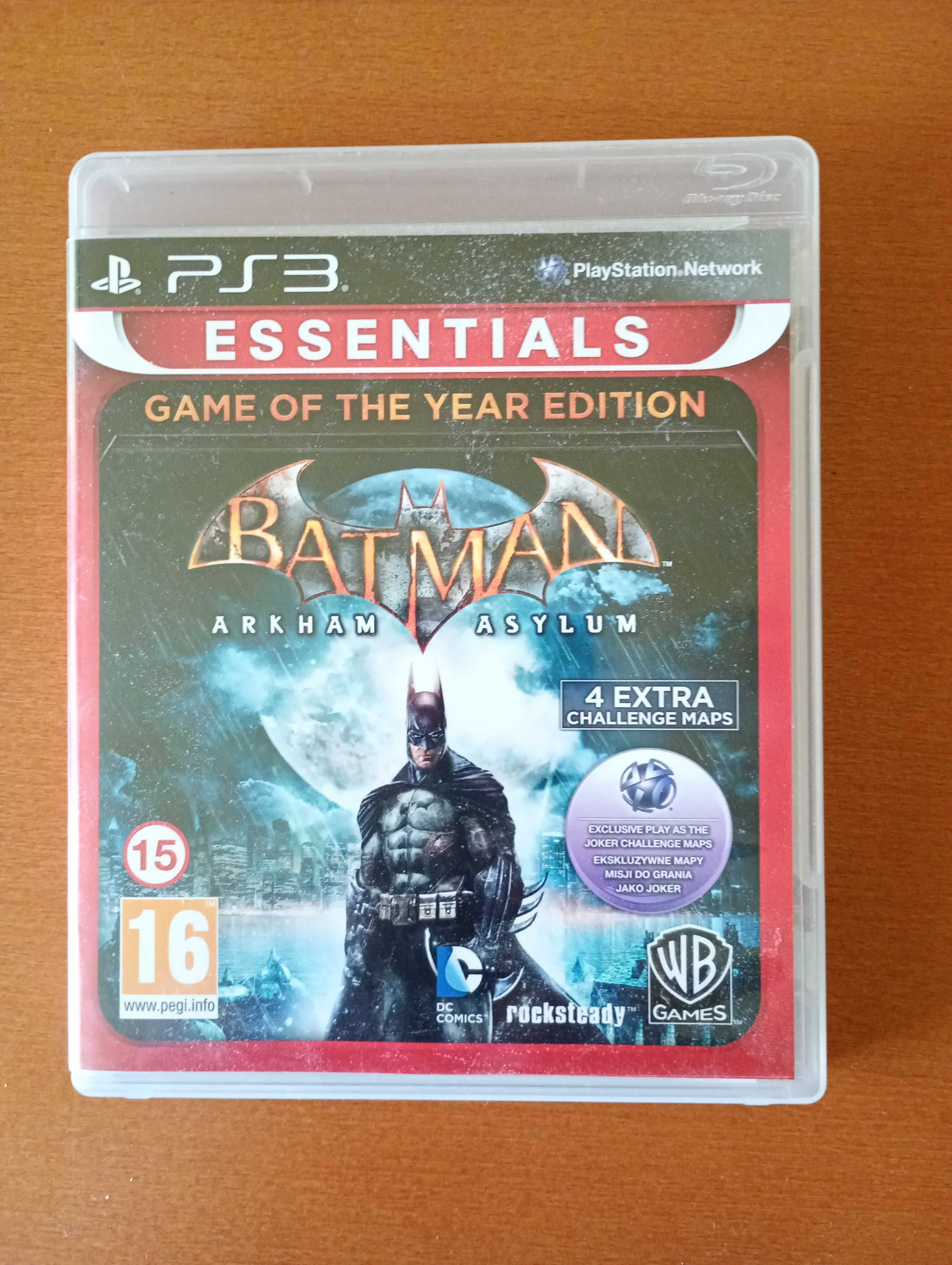 Batman Trylogia PS3 (Arkham City, Asylum, Origins - Collection)Eng, PL