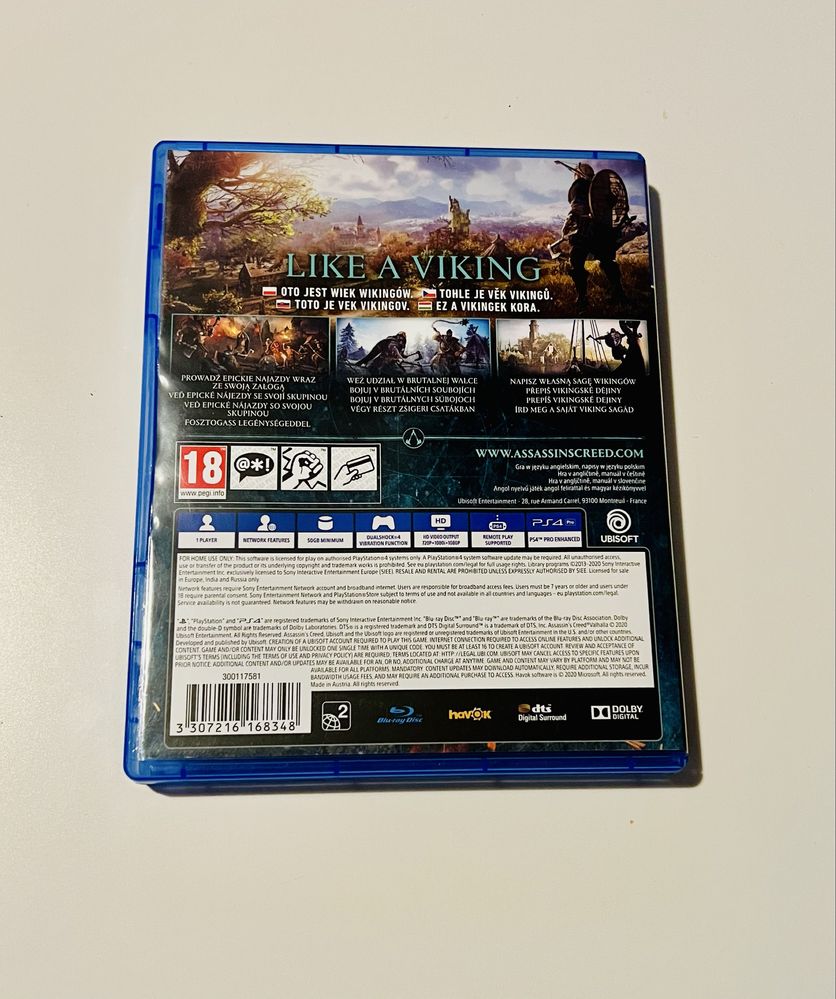 Gra Assassins Creed Valhalla PS4 / Upgrade PS5