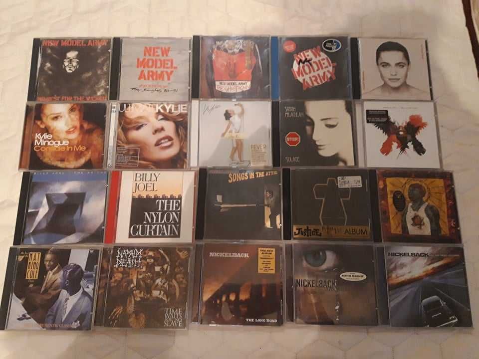 Płyty CD - New Model Army, Kylie Minogue, Billy Joel, Napalm Death