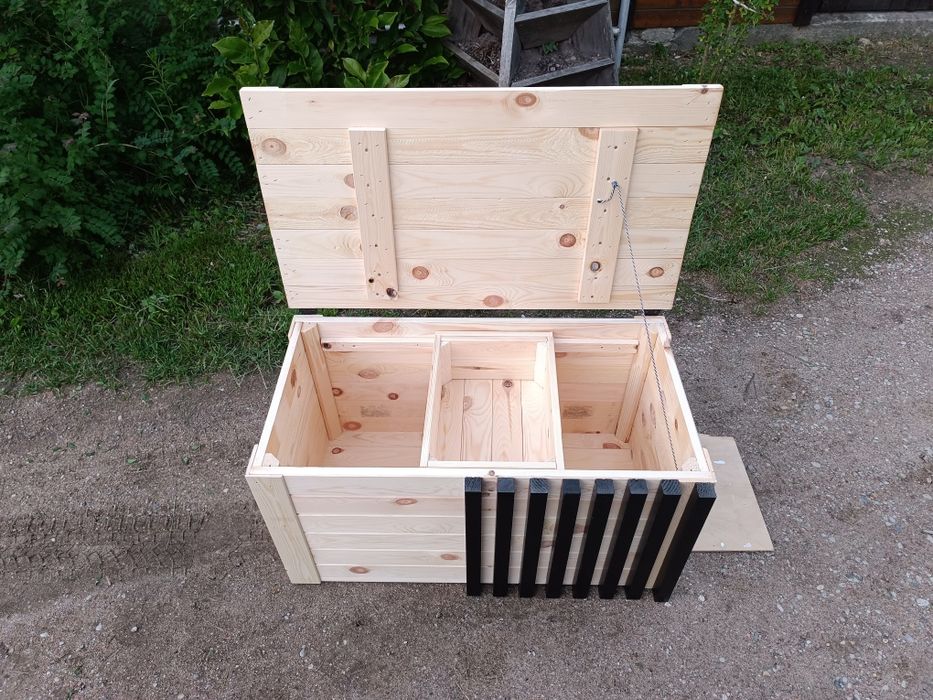 Skrzynia drewniana lamele