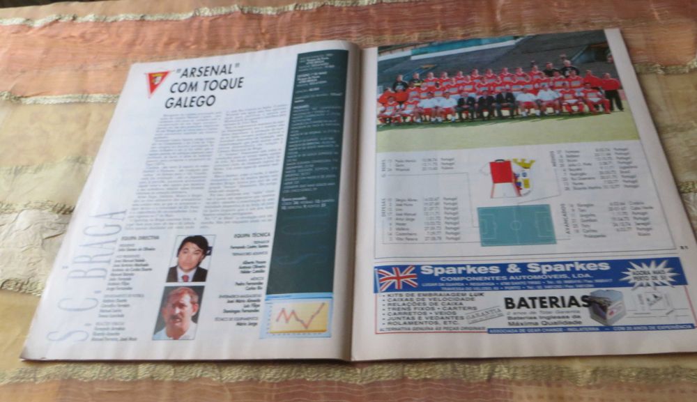 Revista JN Campeonato 97/98 - Oferta VHS c/ jogos
