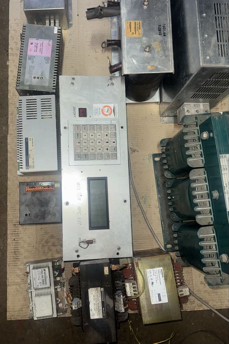 Części elektryczne z demontażu szaf sterowniczych