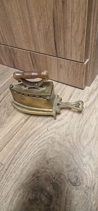 Mini Żelazko Mosiężne Zabytkowe Łódź