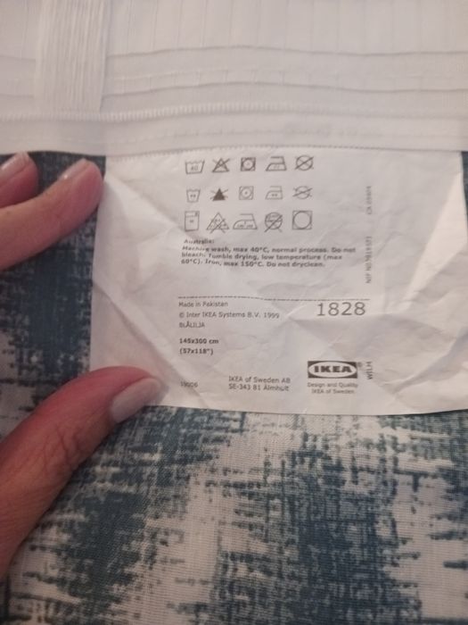 Cortinados Ikea como novos