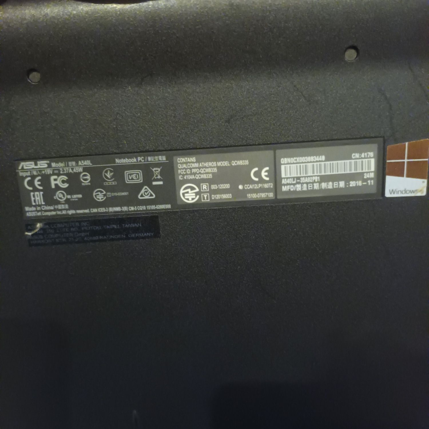 Portatil Asus i3