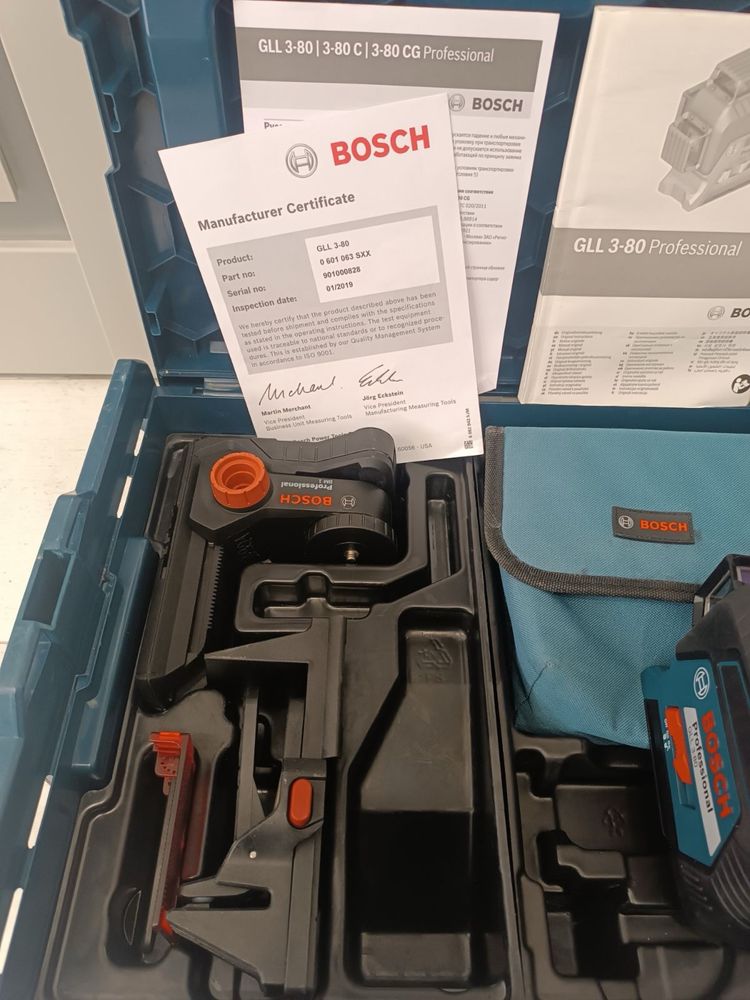 Bosch GLL 3-80  комплект лазер 3D бош