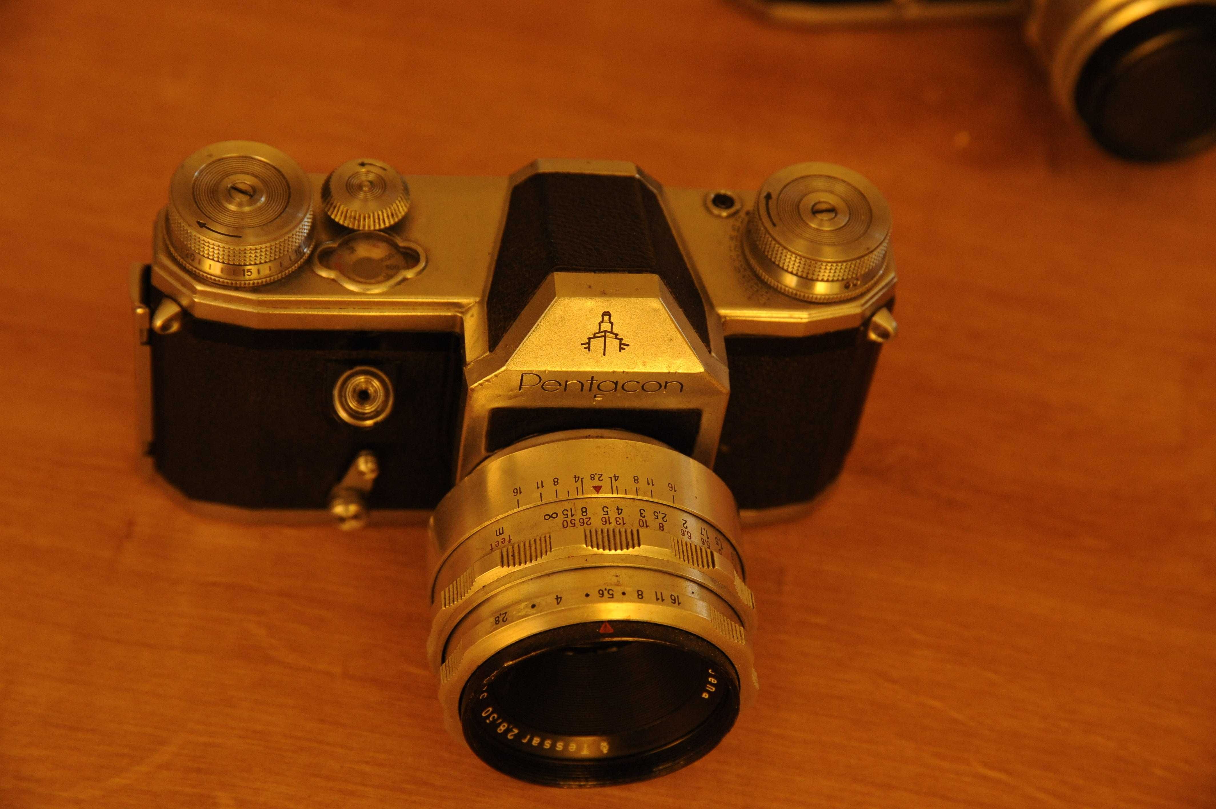 Pentacon F + tessar 2,8/50- sprawny