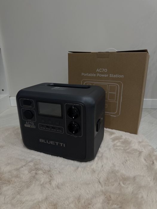 BLUETTI AC70 резервне живлення, станція, дбж, ups 1000w