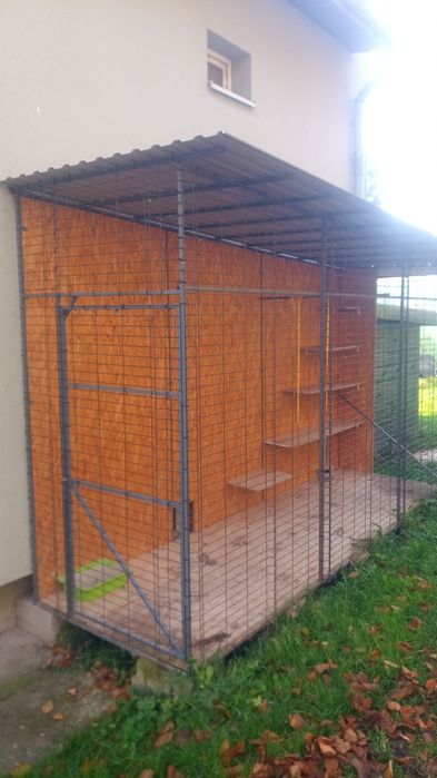 Woliera dla kotów / klatka papug / kojec