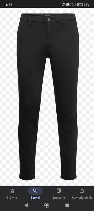 Spodnie męskie replay zeumar hyperflex 38/34