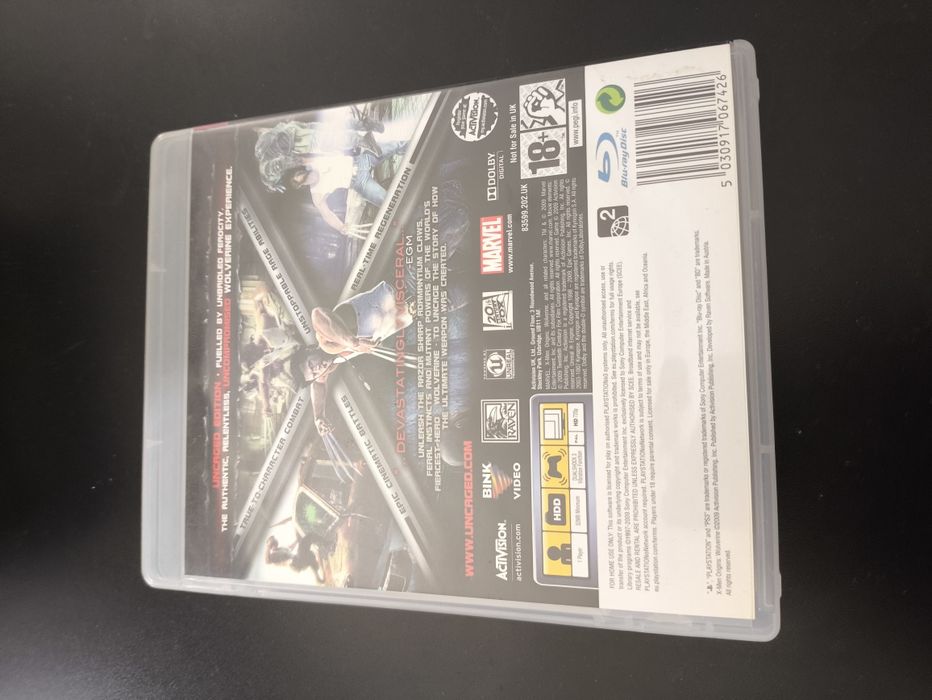 X-men Origins Wolverine PS3

I