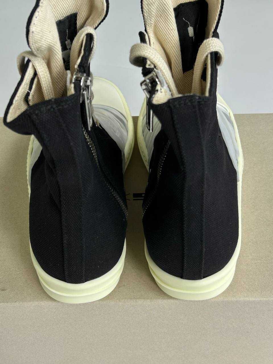 Rick Owens Geobasket Ramones jumbo laces чорні кеди opium archive кеды