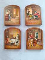Komplet 4 obrazków 15x20 cm – szkocka whisky