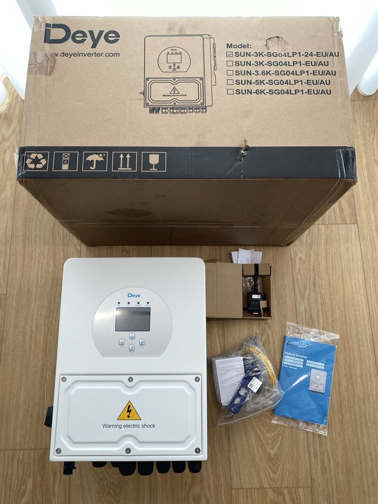 Гібридний інвертор DEYE SUN-3K-SG04LP1-24-EU