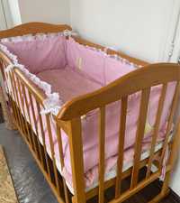 Кроватка з матрасиком дитяча