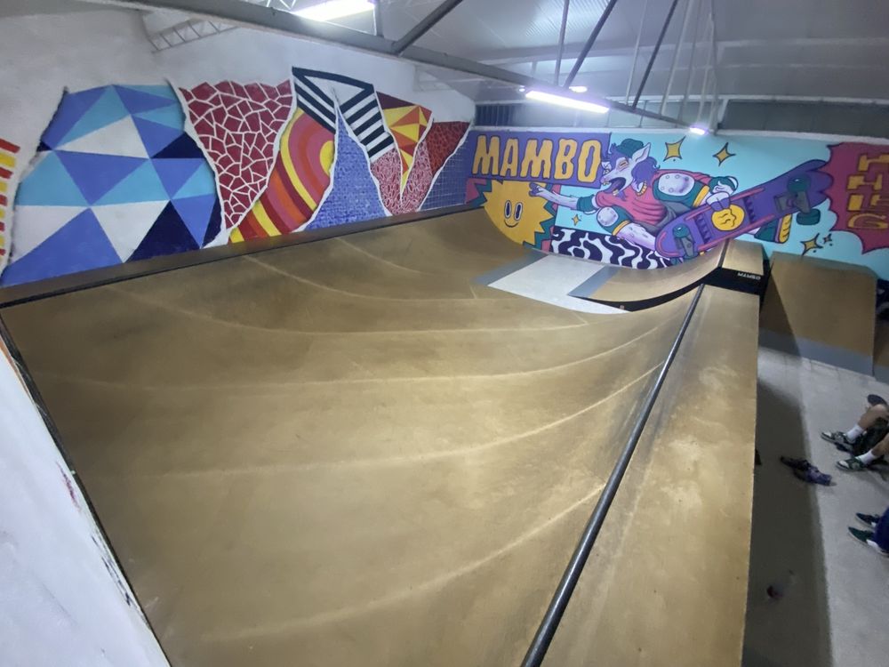 Mini rampa skate + planos inclinados