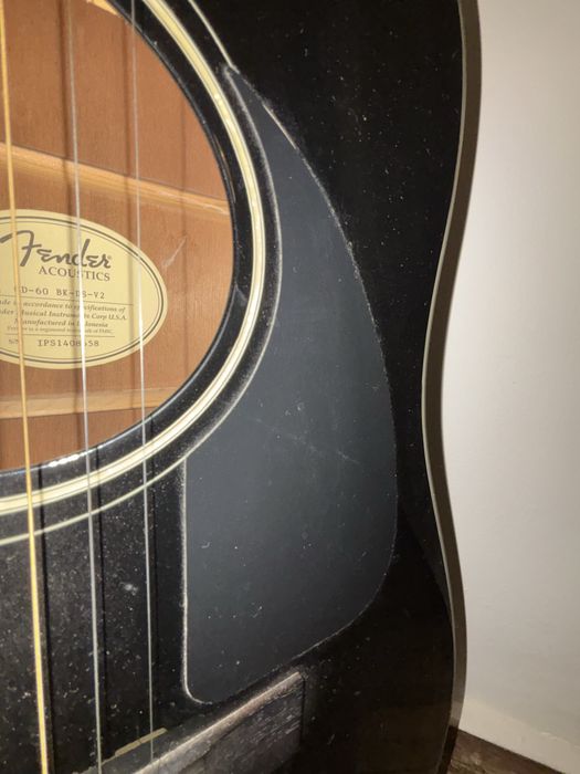 Акустична гітара Fender CD-60 BK-DS-v2 серії