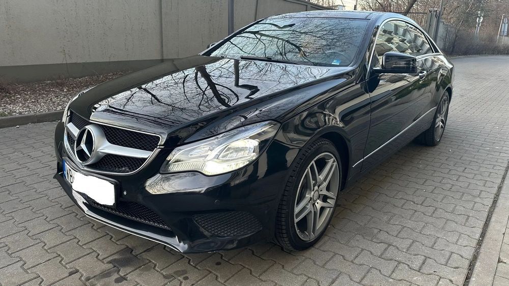 Mercedes-Benz Klasa E 1 właściciel w PL od 2015, Coupe 350CGI 7G Panorama Harman&Kardon