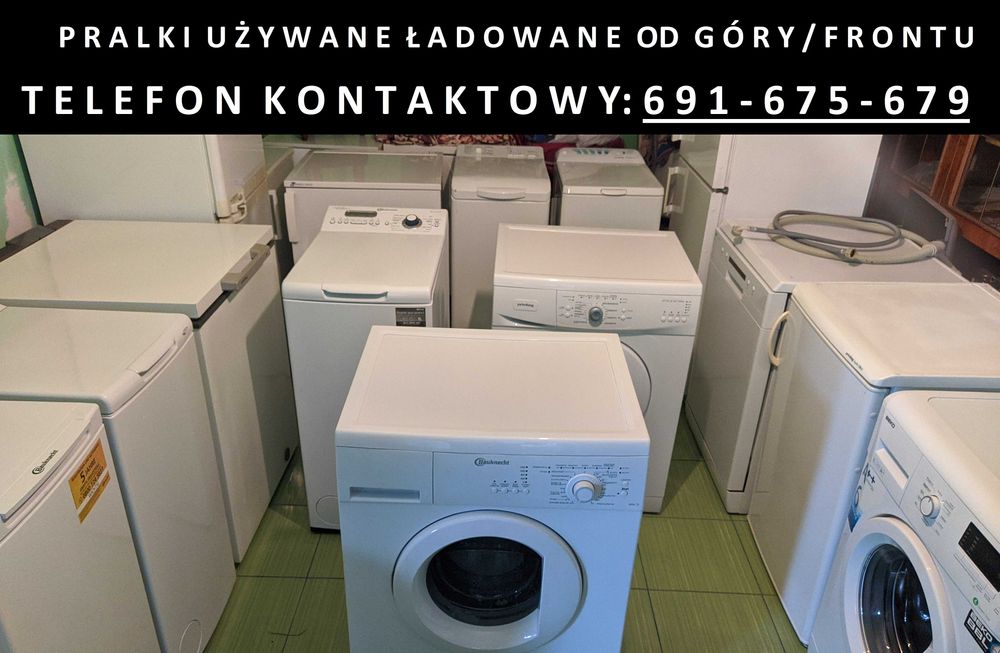 Pralki używane ładowane od góry/frontu pralka, pralki - możliwy dowóz