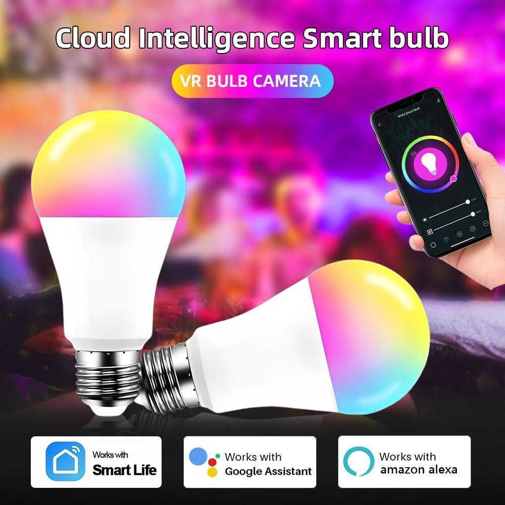 Żarówka Tuya Smart LED 15W Bluetooth RGBCW smart dom .