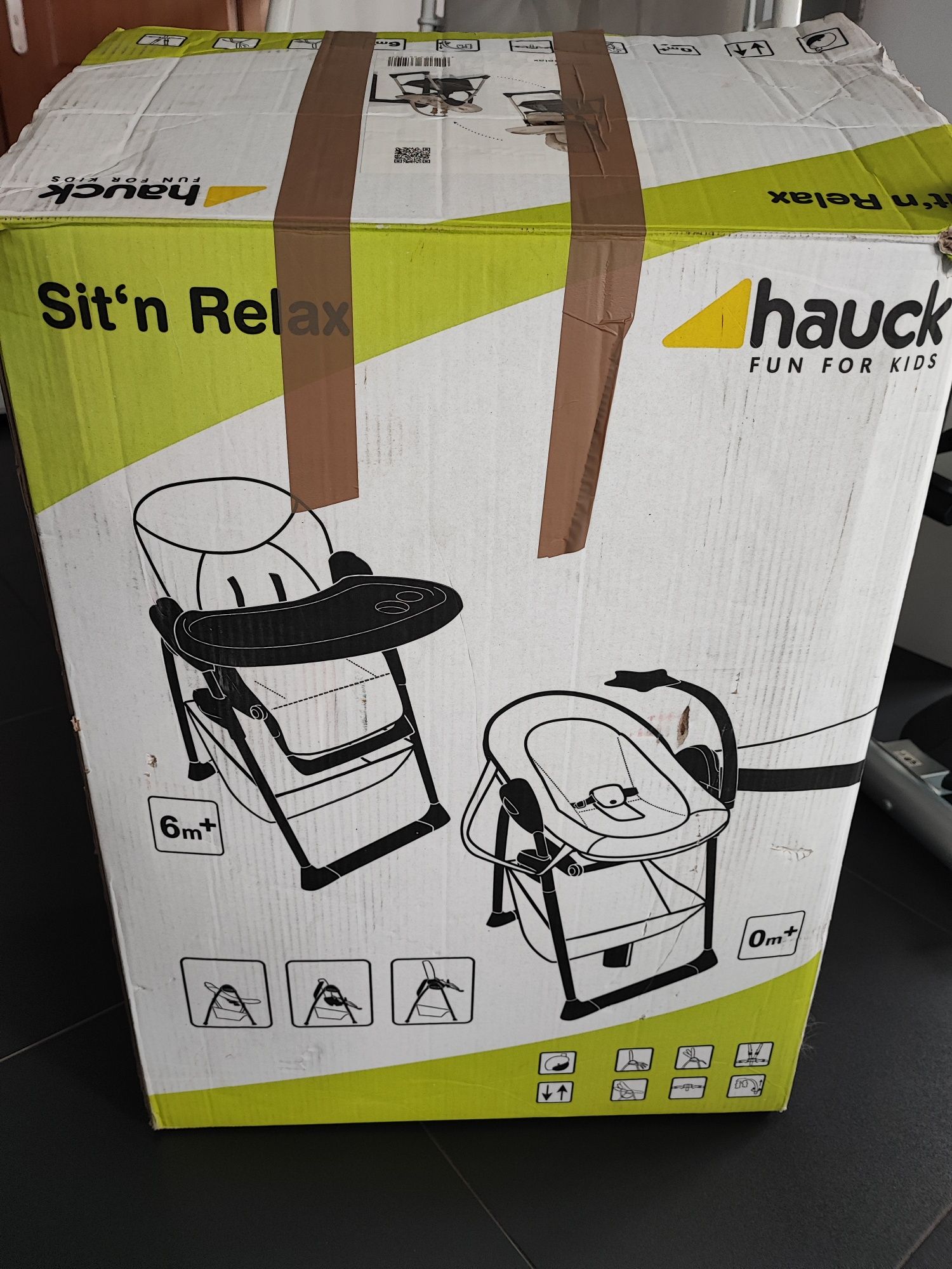 Fotelik i nosidełko 2 w 1 hauck relax
