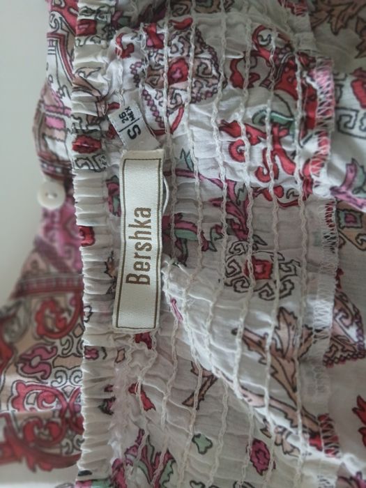 Śliczna tunika sukienka etno boho Bershka S 36 bluzka top