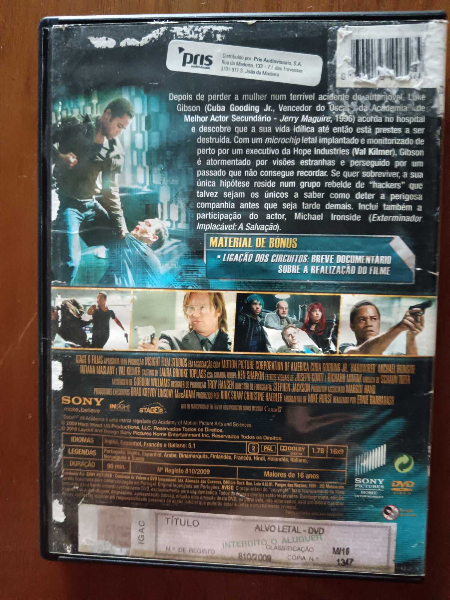 filme dvd original - alvo letal