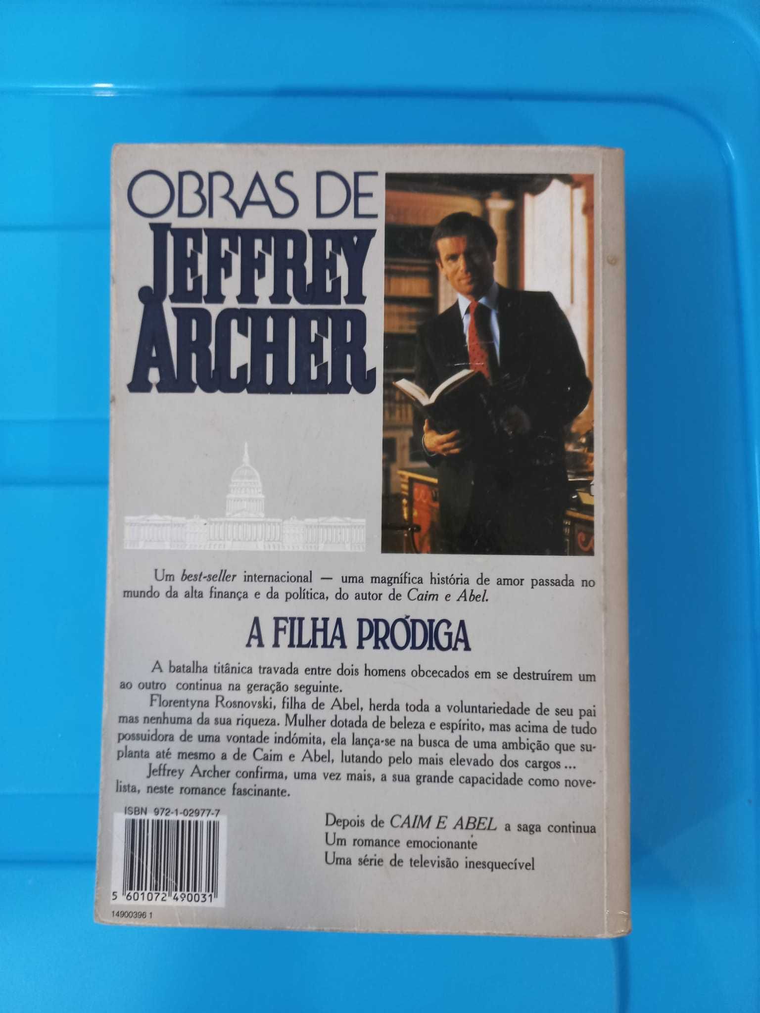 Livro - A filha prodógica de Jeffrey Archer