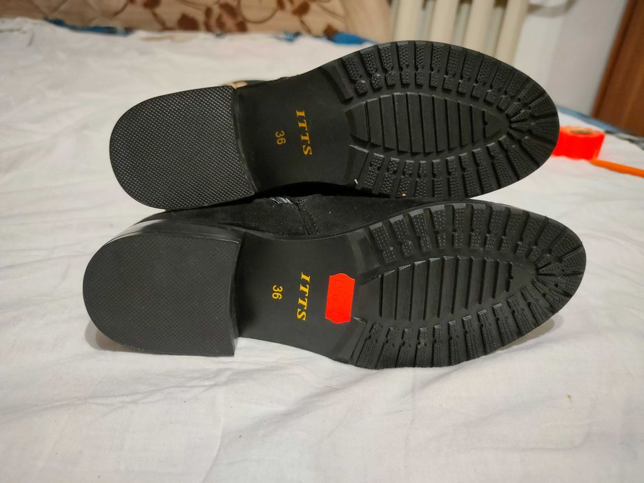 Чоботи жіночі зимові високі ITTS 36 р. такі як замш Нові LV1024