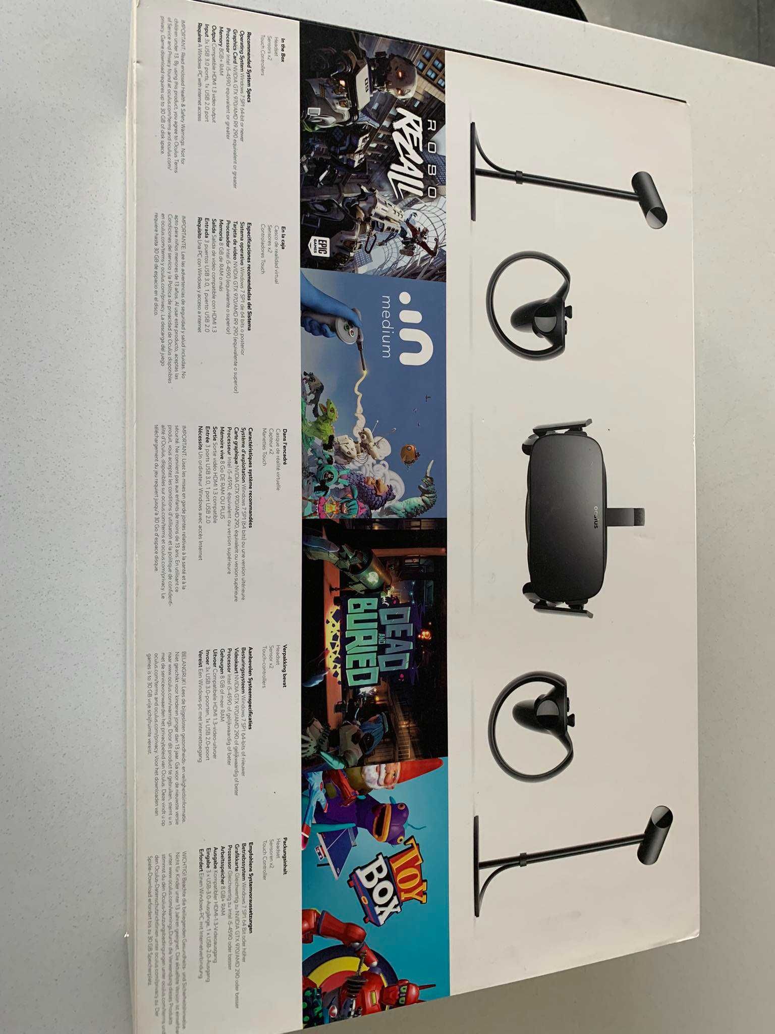 Oculus Rift Virtual Reality VR Goggles 3D - Complete set  Great Price