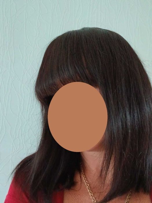 Перука з натурального волосся парик натуральных волос 39-40 см і 36 см