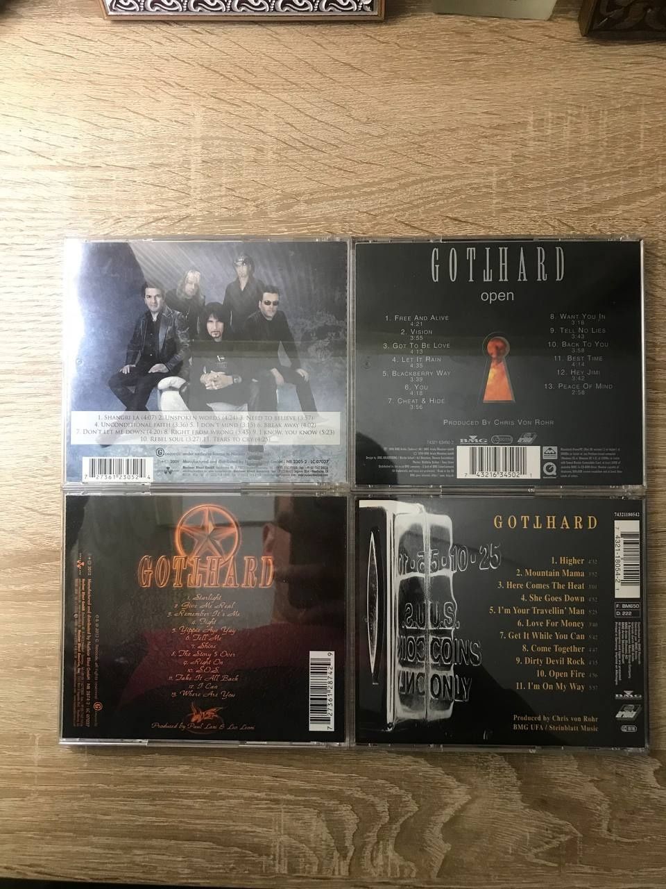 Фирменные CD диски Gotthard