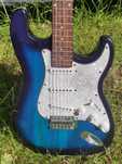 Gitara niebieska
