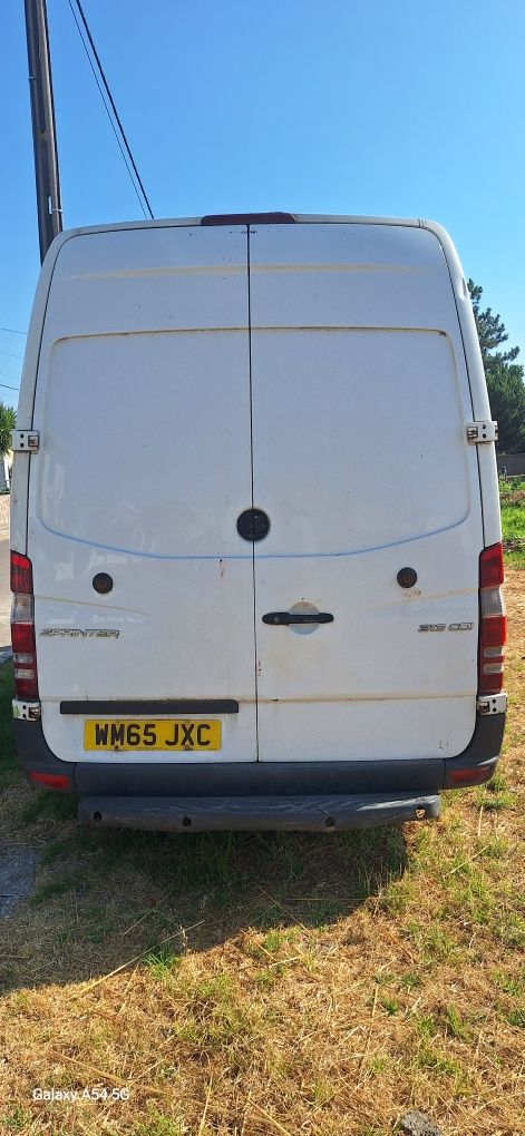 mercedes sprinter 313 cdi biturbo motor impecavel. só  para peças