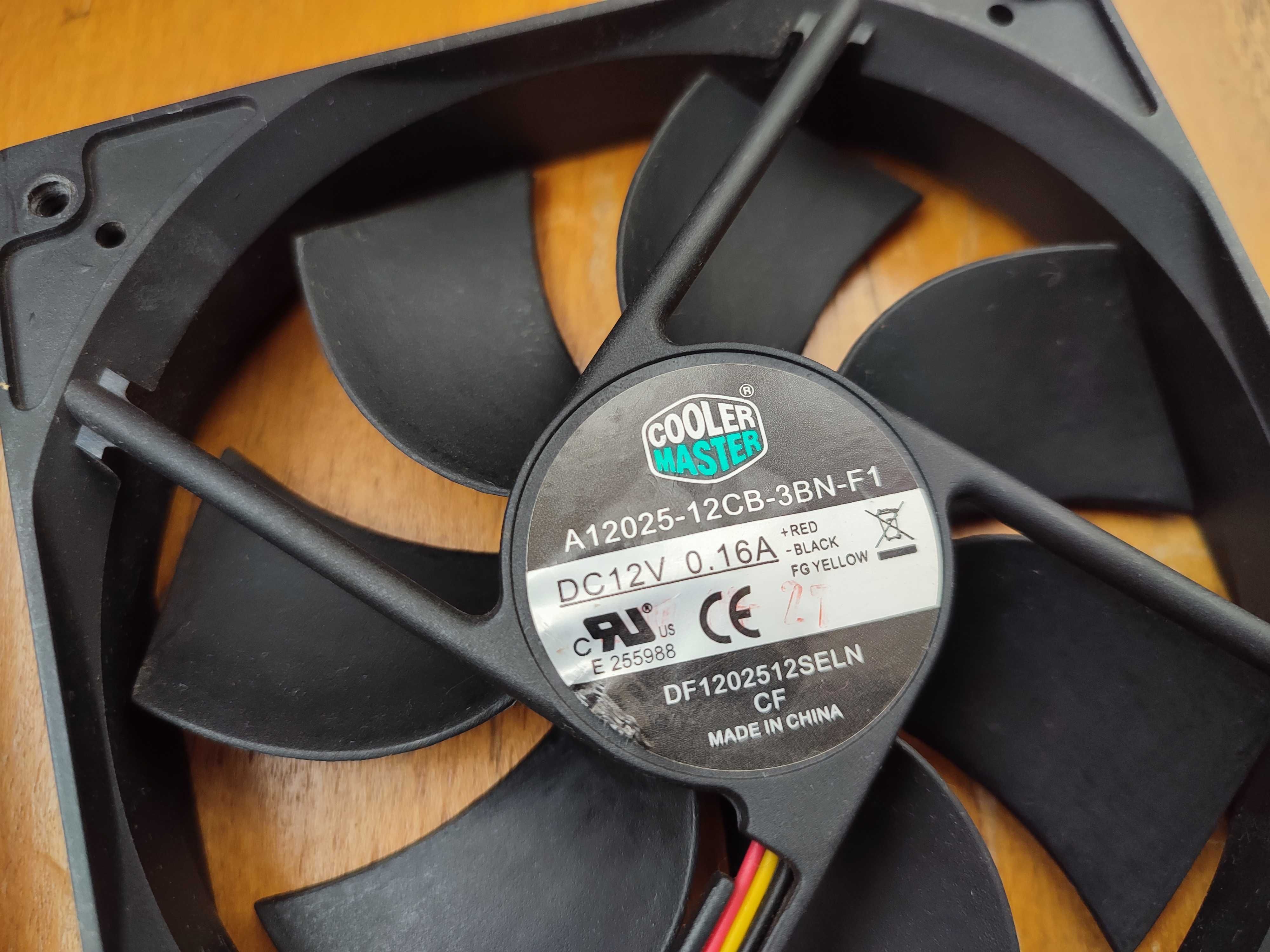 Корпусный вентилятор CoolerMaster 3 pin (120mm)