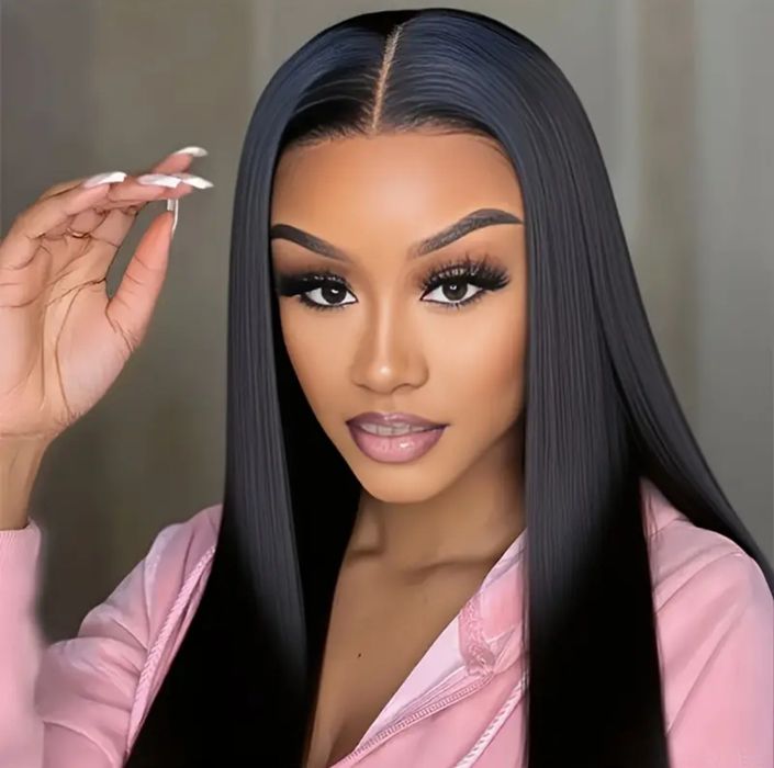 Парик черный каре