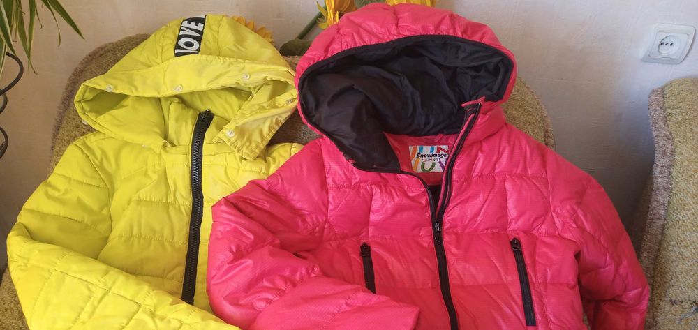 Теплые куртки пальто девочке р.152