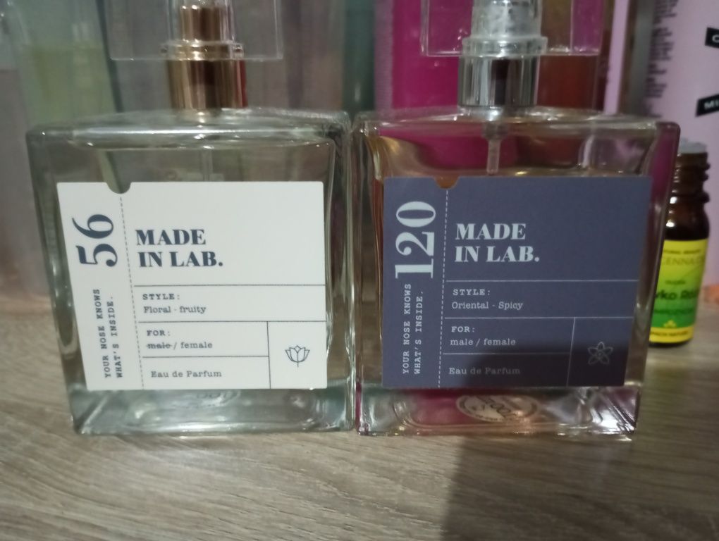 2x Perfumy made in lab 56 i 120