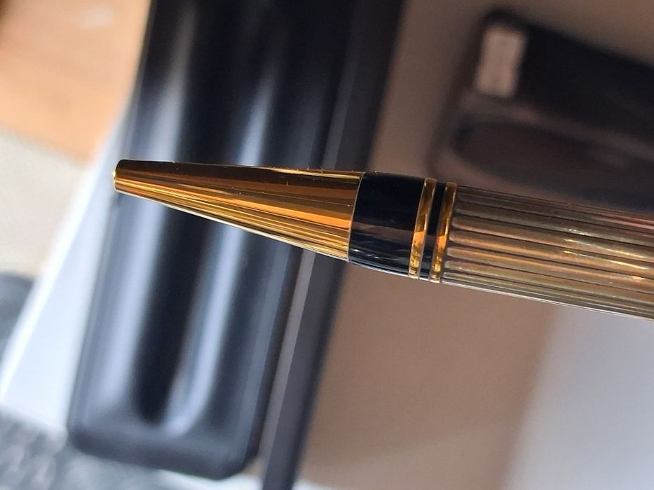 Caneta Ballpoint Parker Duofold prata 925