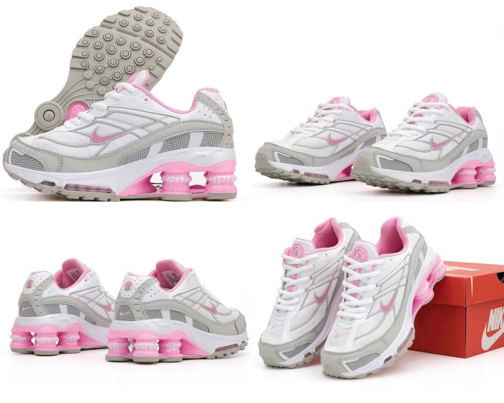 БЕЗ ПЕРЕДОПЛАТ‼️[36-40] Жіночі спортивні Nike Х Supreme Shox Ride 2