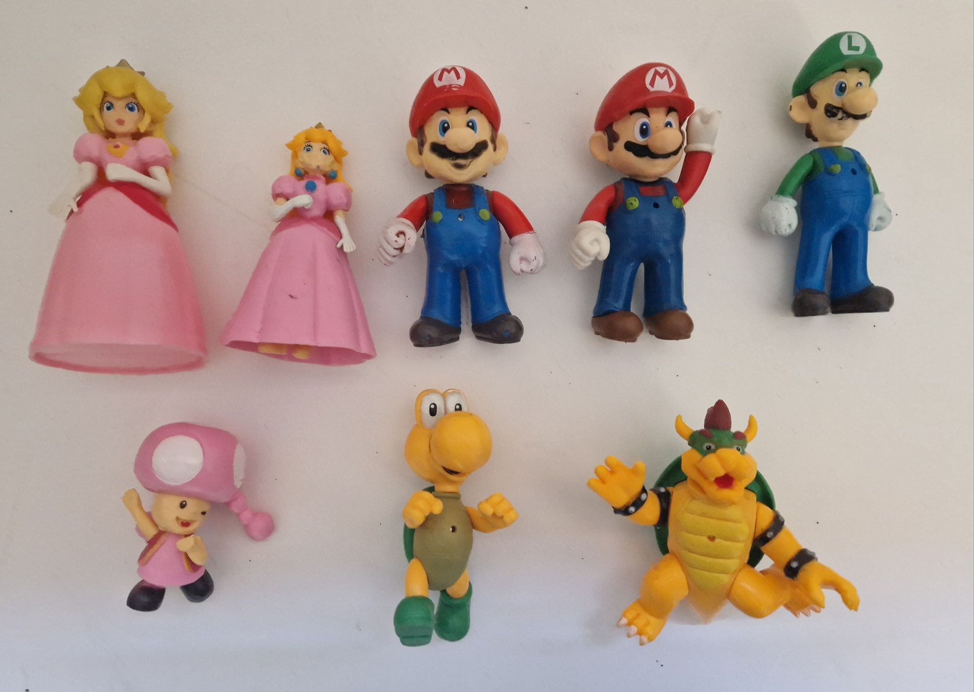 8 Figuras PVC Mario Bros - Nintendo