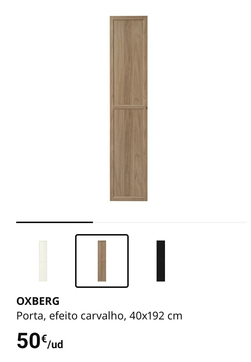 Porta oxberg para billy ikea