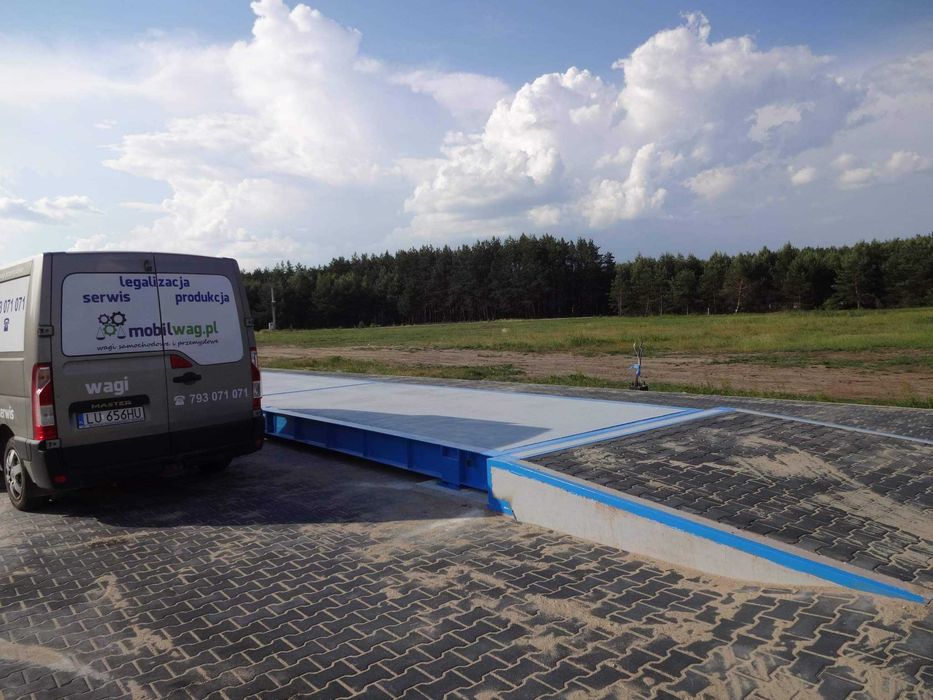 Waga samochodowa Prefabrykaty Podłoże Najazdy montaż 18 metrów 50-60T