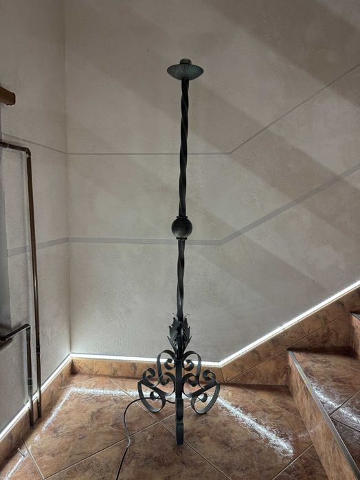 Stojak Noga Do Lampy Stojącej Metalowy 135 cm