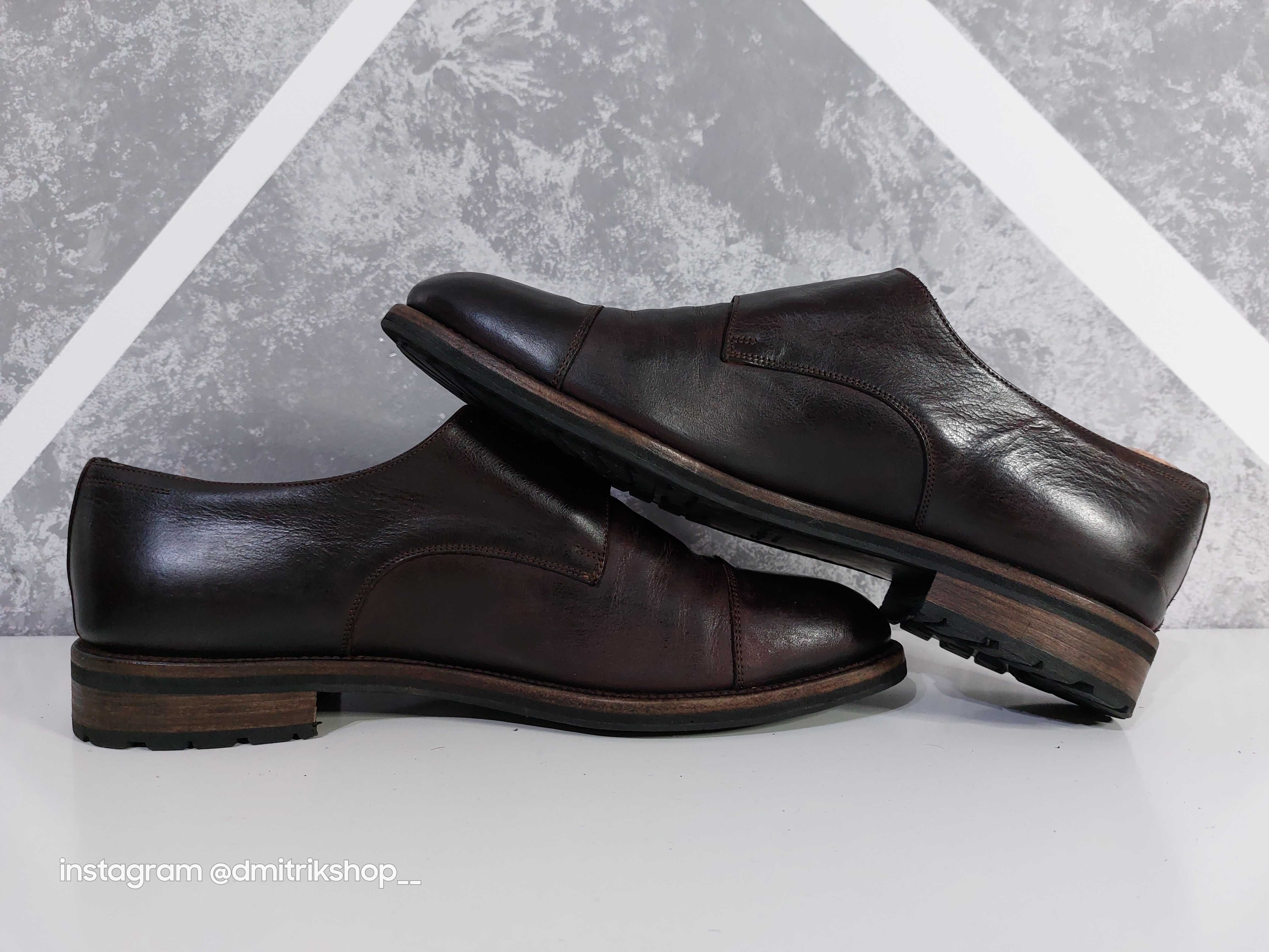 Чоловічі монки Santoni Double-Buckle Monk р43 туфли мужские Santoni