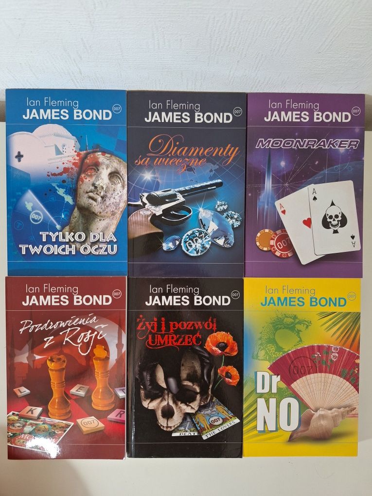 Ian Fleming James Bond x6