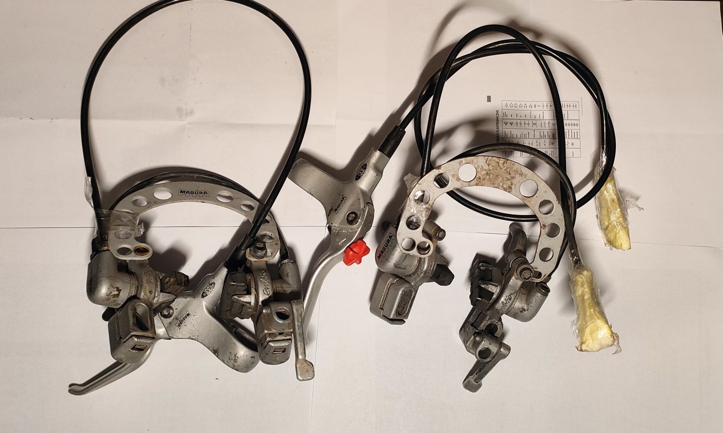 Hamulce Magura H33S szczękowe hydrauliczne