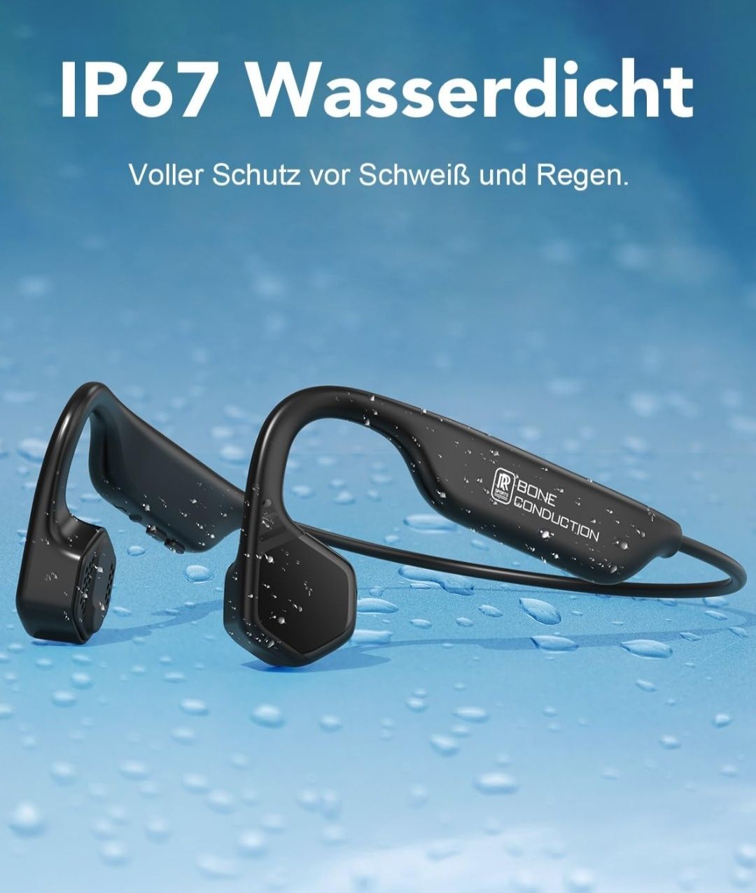 RR SPORTS Słuchawki dźwiękowe z kością, Bluetooth 5.3