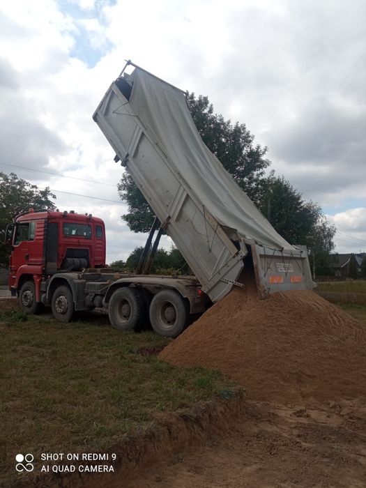 Piasek zasypowy / Ziemia / Żwir / Kliniec / Transport