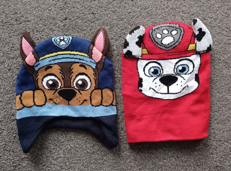 Komplet czapek chłopięcych Psi Patrol roz. 54